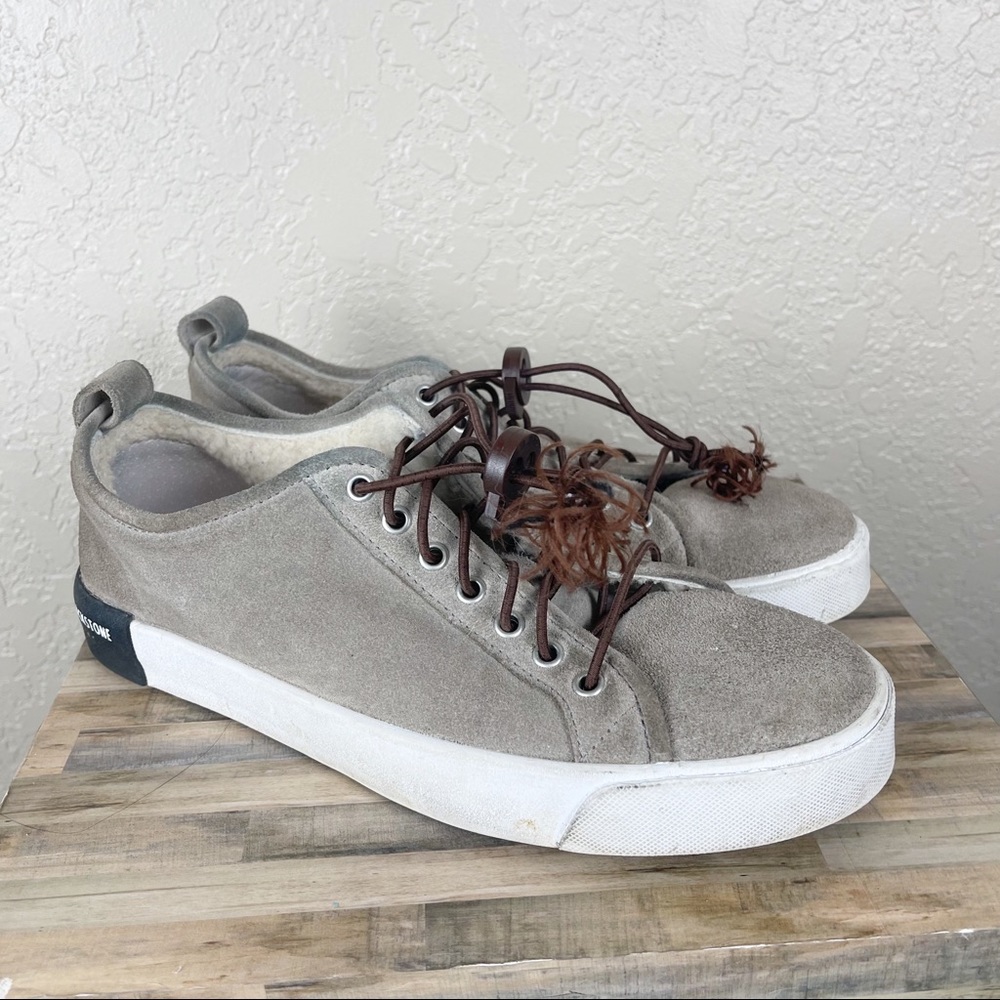 Blackstone suede upper sneaker